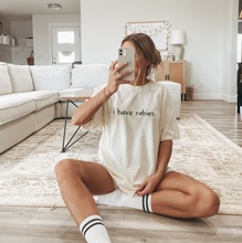 Load image into Gallery viewer, I have Rabies T-shirt, Embroidered