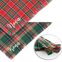 Load image into Gallery viewer, Custom Embroidered Pet Christmas Bandana