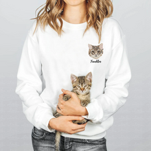 Load image into Gallery viewer, Custom Embroidered Pet Portrait Sweatshirt, Unisex