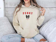 Load image into Gallery viewer, Custom Embroidered Pet Portrait Hoodie (UNISEX)