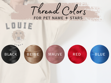 Load image into Gallery viewer, Custom Embroidered Pet Portrait Hoodie (UNISEX)