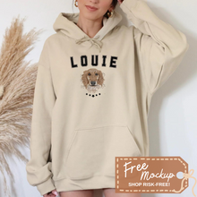 Load image into Gallery viewer, Custom Embroidered Pet Portrait Hoodie (UNISEX)