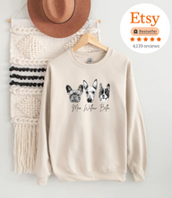 Load image into Gallery viewer, Personalized Pet Sweatshirt, UNISEX, B&W