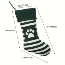 Load image into Gallery viewer, Custom EMBROIDERED Christmas Stockings, Custom Stocking for Dog, Personalized Dog Christmas Paw Stocking with Name, Dog Mom Christmas Gift