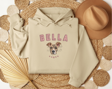 Load image into Gallery viewer, Custom Embroidered Pet Portrait Hoodie (UNISEX)
