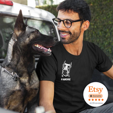 Load image into Gallery viewer, Custom Pet Portrait T-shirt for Men