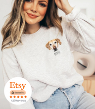 Load image into Gallery viewer, Personalized Pet Sweatshirt- UNISEX, COLOR (Printed)