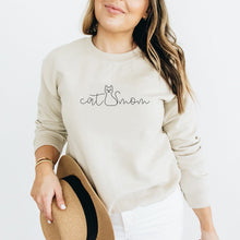 Load image into Gallery viewer, Cat Mom Sweatshirt