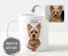 Load image into Gallery viewer, Custom Pet Portrait Coffee Mug