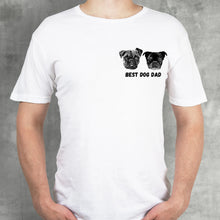Load image into Gallery viewer, Custom Pet Portrait T-shirt for Men