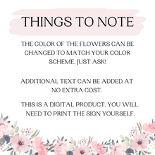 Load image into Gallery viewer, Custom Pet Wedding Welcome Sign- Digital Download