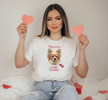 Load image into Gallery viewer, Custom Dog Valentine's Day T-shirt