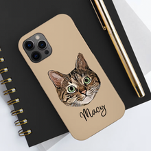 Load image into Gallery viewer, Custom Pet Phone Case- Your Dog or Cat on a Phone Case