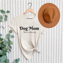 Load image into Gallery viewer, Custom Dog Mom T-shirt with Dog Names