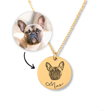 Load image into Gallery viewer, Pet Portrait Necklace