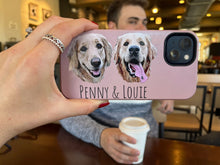 Load image into Gallery viewer, Custom Pet Phone Case- Your Dog or Cat on a Phone Case