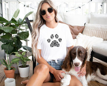 Load image into Gallery viewer, Paw T-shirt for a Dog Lover