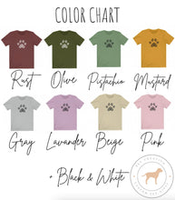 Load image into Gallery viewer, Paw T-shirt for a Dog Lover