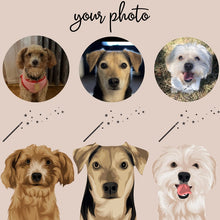 Load image into Gallery viewer, Custom Digital Dog Portrait