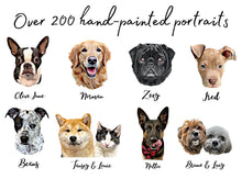 Load image into Gallery viewer, Custom Pet Portrait, Canvas