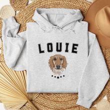 Load image into Gallery viewer, Custom Embroidered Pet Portrait Hoodie
