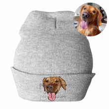 Load image into Gallery viewer, Embroidered Custom Pet Beanie
