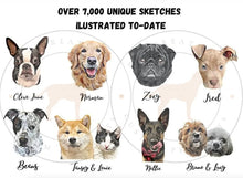 Load image into Gallery viewer, Personalized Dog Pumpkin Fall T-shirt, Pet Gifts, Funny Gift for Dog Mom, Custom Dog Portrait Autumn Shirt, Pet Pumpkin Face Shirt
