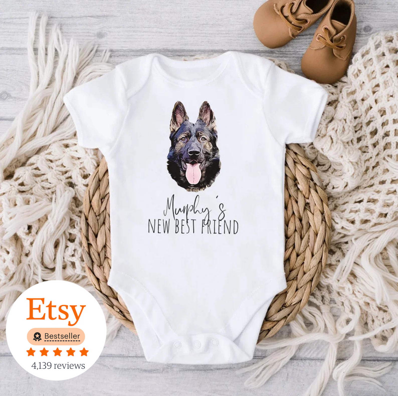 Custom Baby & Dog Onesie® – Pet Creativo