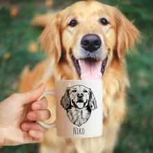 Load image into Gallery viewer, Custom Pet Mug, Black &amp; White
