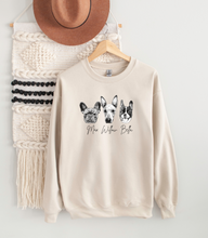 Load image into Gallery viewer, Personalized Pet Sweatshirt, UNISEX, B&amp;W
