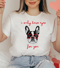 Load image into Gallery viewer, Custom Pet T-shirt with Heart Glasses
