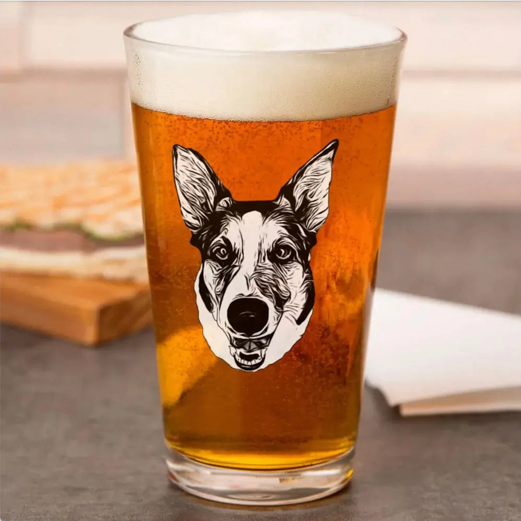 Custom Pet Beer Glass