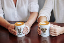 Load image into Gallery viewer, Custom Pet Portrait Coffee Mug
