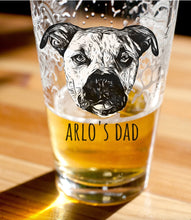 Load image into Gallery viewer, Custom Pet Beer Glass
