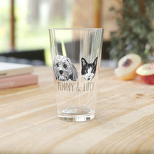 Load image into Gallery viewer, Custom Pet Beer Glass
