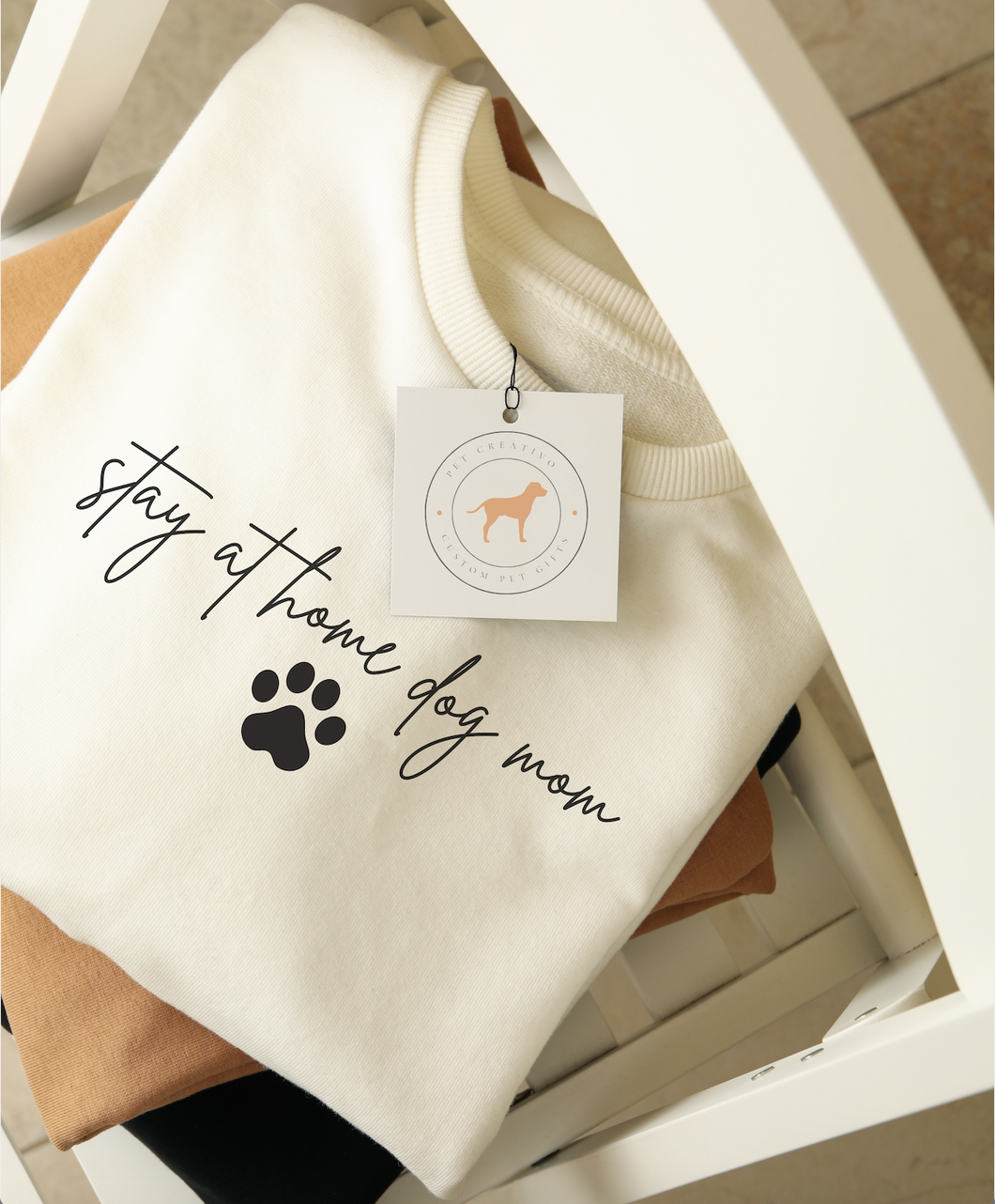 Stay at Home Dog Mom Sweatshirt