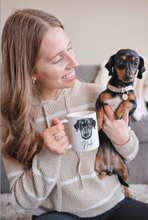 Load image into Gallery viewer, Custom Pet Mug, Black &amp; White
