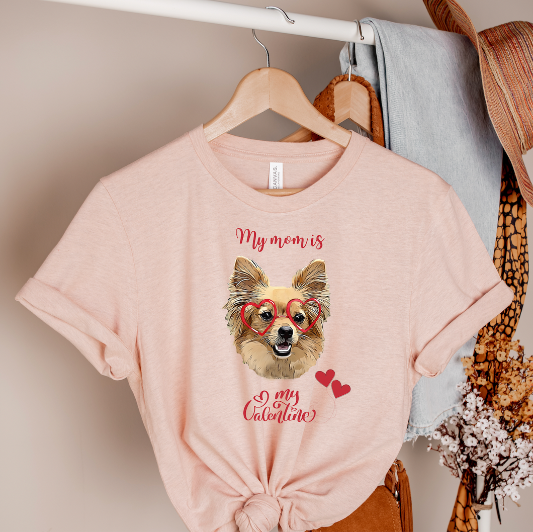 Custom Dog Valentine's Day T-shirt