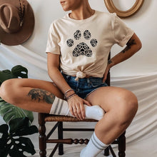 Load image into Gallery viewer, Paw T-shirt for a Dog Lover
