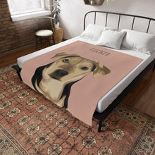 Load image into Gallery viewer, Personalized Dog Face Blanket
