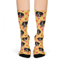 Load image into Gallery viewer, Custom Dog Face Socks, Personalized Pet Socks
