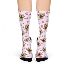 Load image into Gallery viewer, Custom Dog Face Socks, Personalized Pet Socks
