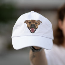 Load image into Gallery viewer, Custom EMBROIDERED Dog Hat (Full Color)
