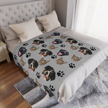 Load image into Gallery viewer, Personalized Pet Face Blanket

