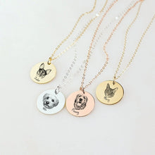 Load image into Gallery viewer, Pet Portrait Necklace
